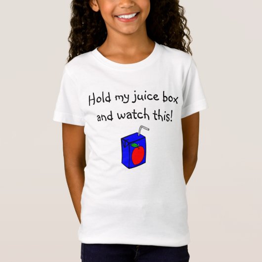 apple_juice_box, halten meinen Saftkasten und T-Shirt (Vorderseite)