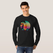 Apple Juice Synthwave 80s Retrowave Aesthetic T-Shirt (Vorne ganz)