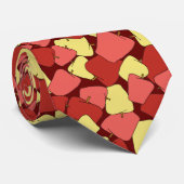 Apple Jumble Pattern Neck Tie Krawatte (Gerollt)