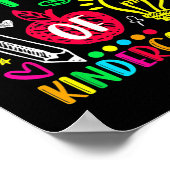 Apple Kindergarten Lehrer glücklich letzten Tag Poster (Ecke)