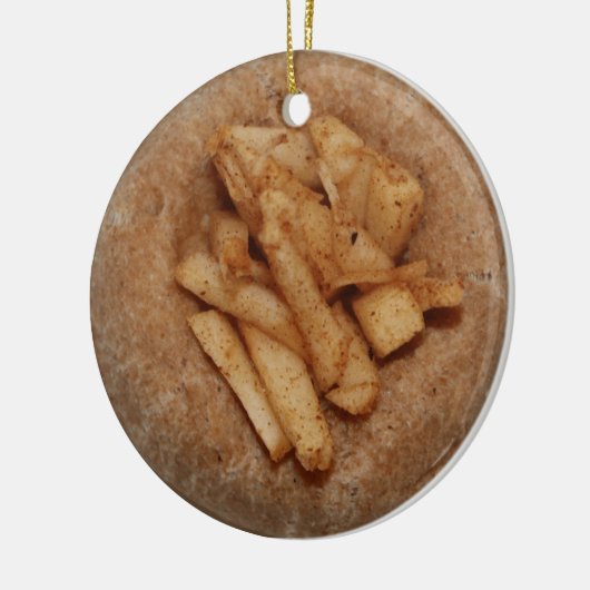 Apple Kolache Keramik Ornament (Links)