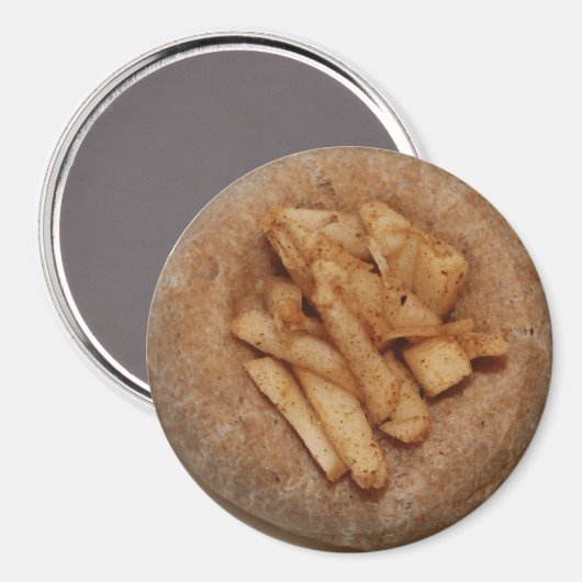 Apple Kolache Magnet (Vorderseite/Rückseite)