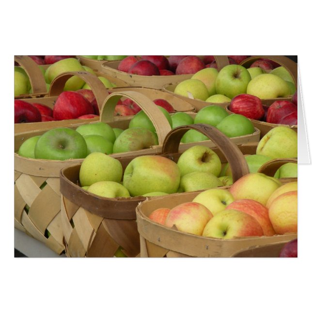 Apple-Körbe am Markt (Vorderseite (Horizontal))