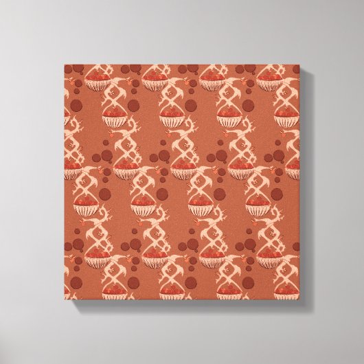 Apple-Körbe III Leinwanddruck (Vorderseite)