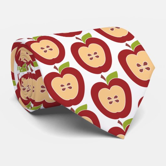 Apple-Krawatte des Lehrers Krawatte (Gerollt)