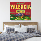 Apple Label Mount Valencia - Watsonville, CA Leinwanddruck (Insitu (Schlafzimmer))