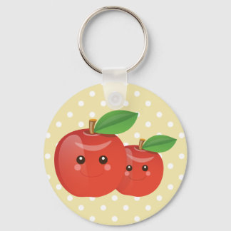 Apple lächelt Schlüsselanhänger