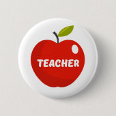 Apple Lehrer Button (Vorderseite)
