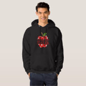 Apple Lehrer der ersten Klasse Leben Hoodie (Vorne ganz)