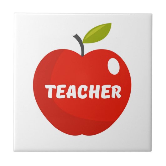 Apple Lehrer Fliese (Vorderseite)