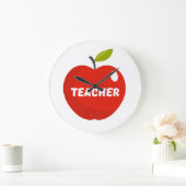 Apple Lehrer Große Wanduhr (Zuhause)
