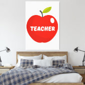Apple Lehrer Leinwanddruck (Insitu (Schlafzimmer))