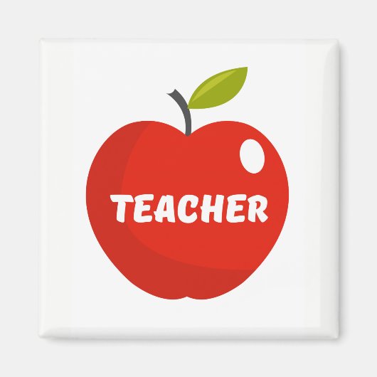 Apple Lehrer Magnet (Vorne)