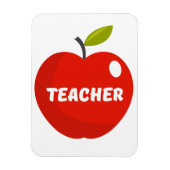 Apple Lehrer Magnet (Vertikal)