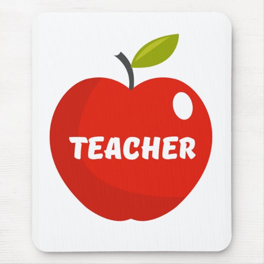 Apple Lehrer Mousepad (Vorne)