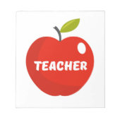 Apple Lehrer Notizblock (Vorderseite)
