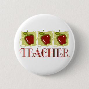 Apple-Lehrer-Schulgeschenk Button