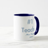 Apple-Lehrer-Tasse Tasse (VorderseiteRechts)