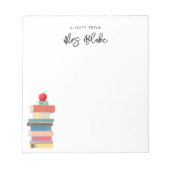 Apple Lehrerbewertungsbücher Notizblock (Vorderseite)