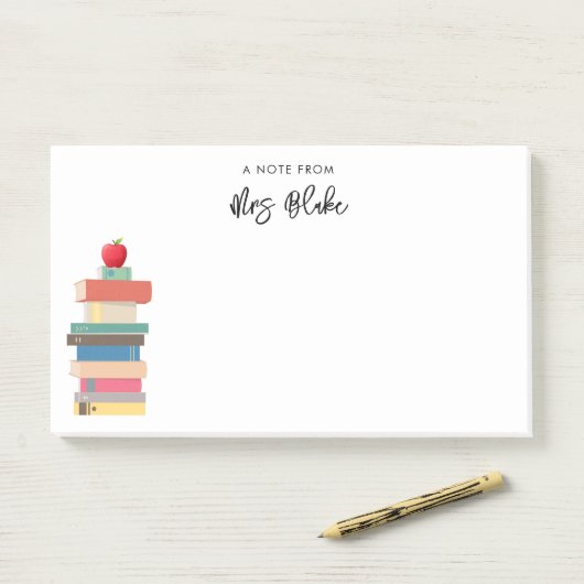 Apple Lehrerbewertungsbücher Post-it Klebezettel (Auf Schreibtisch)