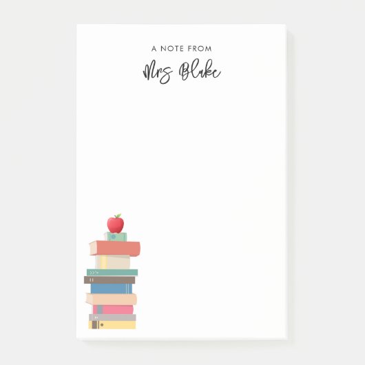 Apple Lehrerbewertungsbücher Post-it Klebezettel (Vorderseite)