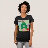 Apple Letter A T-Shirt (Vorne ganz)