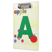 Apple Letter A Zwischenablage Klemmbrett (Links)