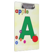 Apple Letter A Zwischenablage Klemmbrett (Rechts)
