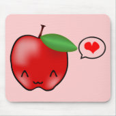 Apple-Liebe Mousepad (Vorne)