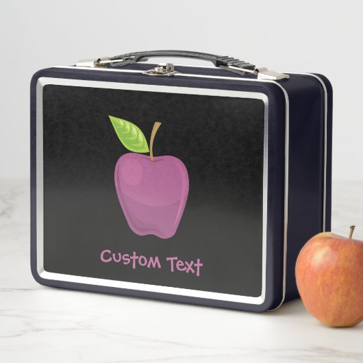 Apple Lila Metal Lunch Box (Beispiel)