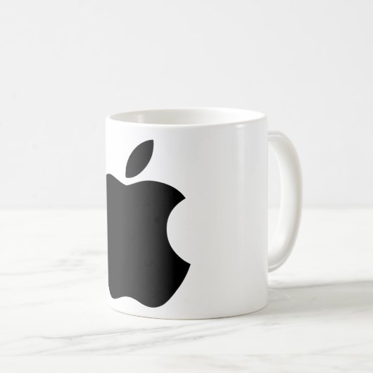 Apple Logo Design Kaffee Tasse Set (VorderseiteRechts)