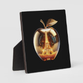 Apple Love Paris Fotoplatte (Vorderseite)
