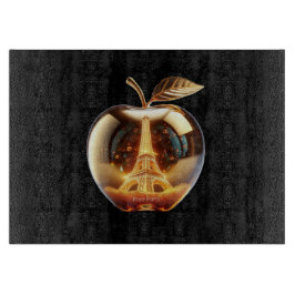 Apple Love Paris Schneidebrett