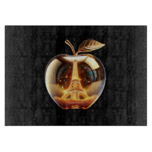 Apple Love Paris Schneidebrett