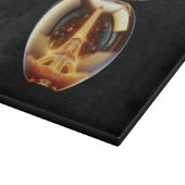 Apple Love Paris Schneidebrett (Ecke)