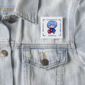 Apple-Mädchen Button (Beispiel)