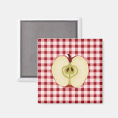 Apple Magnet (Vorderseite/Rückseite)