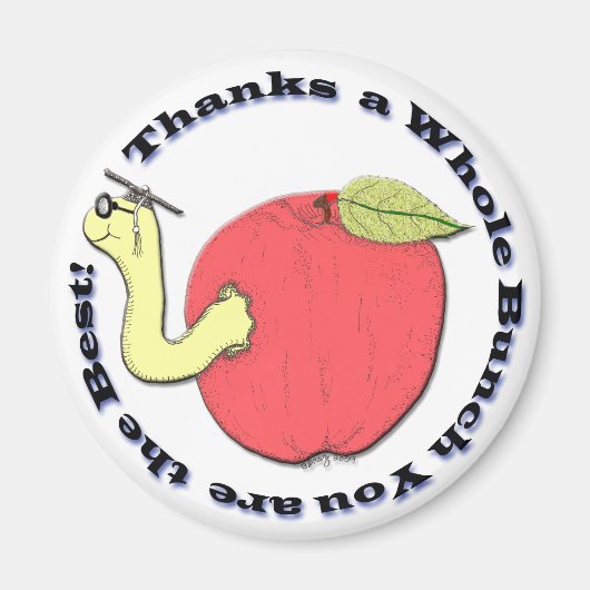 Apple Magnet für Lehrer (Vorne)
