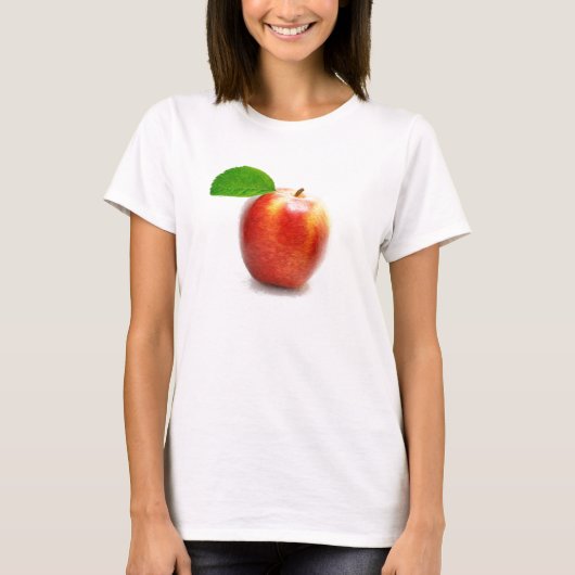 Apple-Malerei - T - Shirt (Vorderseite)
