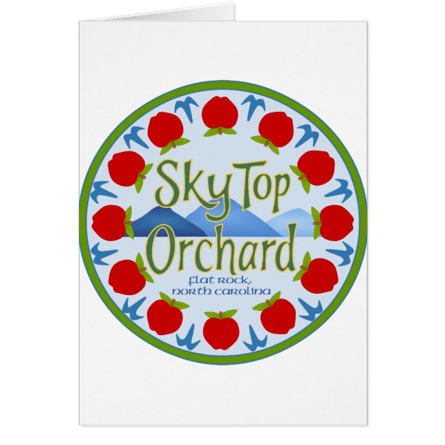 Apple-Mandala - Blau (Vorne)