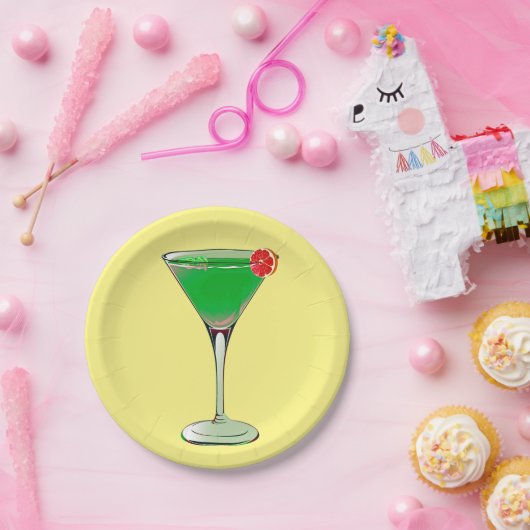 Apple Martini Pappteller (Party)