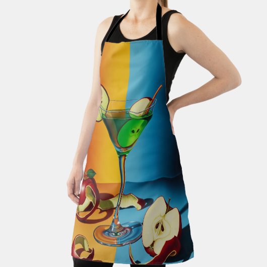 Apple Martini Pop Art Schürze (InSitu)