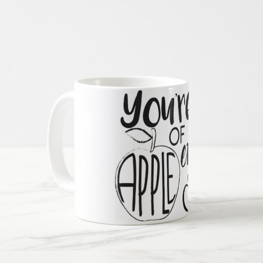 Apple meiner Augen-Tasse Kaffeetasse (Vorderseite Links)
