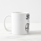 Apple meiner Augen-Tasse Kaffeetasse (Links)