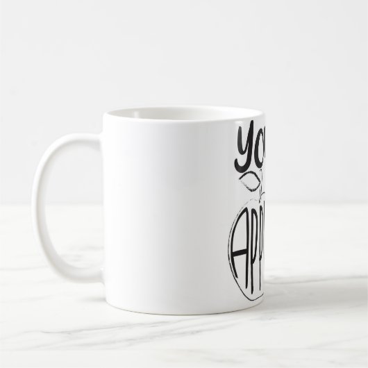 Apple meiner Augen-Tasse Kaffeetasse (Links)