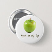 Apple meines Auges Button (Vorne & Hinten)