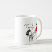 Apple meines Auges Kaffeetasse (VorderseiteRechts)