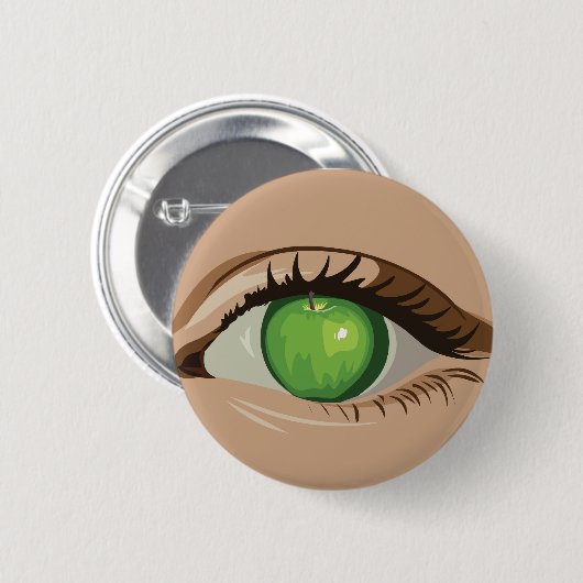 Apple meines Auges knöpfen Button (Vorne & Hinten)