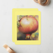 Apple-Merkkarte fallen Mitteilungskarte (Vorderseite/Rückseite Beispiel)