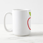 Apple mit Blätter Tasse (Links)